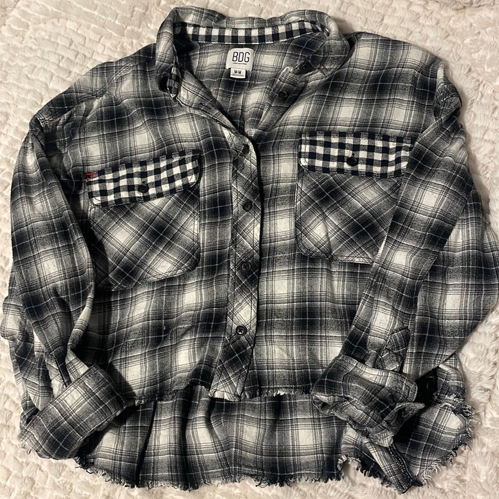 Urban Outfitters BDG Cropped Flannel
